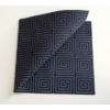 Kép 2/4 - Textilhatású szalvéta 40x40 cm Greca Range - fekete