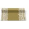 Kép 1/2 - Asztali futó 40 cm x 24 m textilhatású Royal Lace - arany