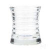 Kép 1/2 - Üveg gyertyatartó, szögletes, cserélhető mécsesekhez