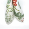 Kép 4/6 - Karácsonyi textilhatású szalvéta 40x40 cm Amaryllis -zöld - 94747