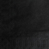 Kép 3/3 - Koktélszalvéta 24 x 24 cm 2 rétegű - fekete