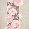 Kép 5/7 - Textilhatású szalvéta 40x40 cm Lovely Roses - rózsa - 91929