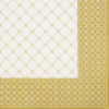 Kép 5/5 - Textilhatású szalvéta 40x40 cm Grid - arany - AAN004000