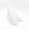 Kép 3/6 - INSPIRATION DOTS-SPOTS papírszalvéta 33x33 cm 3 rétegű fehér/arany - SDL200009