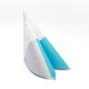 Kép 3/6 - MARBLE STYLE papírszalvéta 33x33 cm 3 rétegű ezüst/türkiz - SDL120508