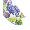 Kép 4/6 - NATURAL GRAPES papírszalvéta 33x33 cm 3 rétegű szőlő mintás zöld - SDL125000