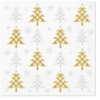 Kép 1/2 - Karácsonyi papírszalvéta 33x33 cm Christmas Tree Check 