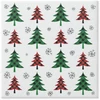 Kép 3/6 - Karácsonyi papírszalvéta 33x33 cm Christmas Tree Check 