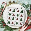 Kép 4/6 - Karácsonyi papírszalvéta 33x33 cm Christmas Tree Check 