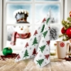 Kép 5/6 - Karácsonyi papírszalvéta 33x33 cm Christmas Tree Check 