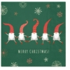 Kép 1/2 - Karácsonyi papírszalvéta 33x33 cm Friendly Gnomes
