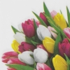 Kép 4/6 - Tulipáncsokor papírszalvéta 33x33 cm 3 rétegű