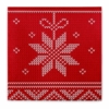 Kép 1/3 - Karácsonyi textilhatású szalvéta 40x40 cm Mick piros 
