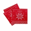 Kép 3/3 - Karácsonyi textilhatású szalvéta 40x40 cm Mick piros 