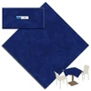 Kép 1/2 - Asztalterítő 100 cm x 100 cm sötétkék Airspun