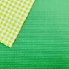 Kép 2/3 - Almazöld futó, kockás almazöld szalvétával