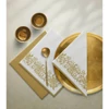 Kép 9/10 - Textilhatású szalvéta 40x40 cm Golden Ornament
