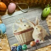Kép 2/5 - EASTER ON WOOD 3 rétegű  papírszalvéta 33x33 cm