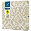 Kép 2/8 - Portuguese Tiles papírszalvéta 33x33 cm 3 rétegű arany-fehér