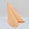Kép 4/5 - Punta-Punta szalvéta 33x33 cm kockás narancs