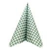 Kép 1/2 - Pack Service Punta-Punta szalvéta 33x33 cm kockás zöld, 50 db/csomag