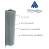 Kép 2/2 - Ezüst textilhatású asztali futó – 40 cm × 24 m, 120 cm-enként perforált