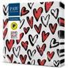 Kép 2/6 - PAW Kétoldali mintás papírszalvéta 33x33 cm 3 rétegű 20 db/csomag Szerelembe esni