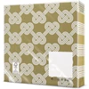 Kép 3/6 - papírszalvéta 33x33 cm 3 rétegű 20 db/csomag Szívek perecre formázva