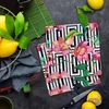 Kép 2/6 - papírszalvéta 33x33 cm 3 rétegű 20 lap/csomag Vadvirágorchidea