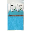 Kép 1/3 - Víztaszító nemszőtt textil asztalterítő 140 x 240 cm tengerkék