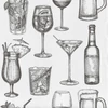 Kép 1/3 - Koktélszalvéta 2 rétegű 24x24 cm Mojito, 100 db/csomag fehér