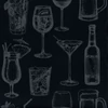 Kép 1/3 - Pack Service Airwave drink szalvéta 20x20 cm fekete