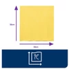Kép 4/5 - Tork papírszalvéta 2 rétegű 33x33 cm 1/4 hajtású sárga