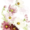 Kép 3/7 - Textilhatású dekorszalvéta 40x40 cm "Cosmea"