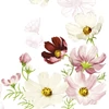 Kép 4/7 - Textilhatású dekorszalvéta 40x40 cm "Cosmea"