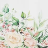 Kép 4/5 - Textilhatású szalvéta 40x40 cm - Floral Moments, felülnézetből