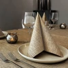 Kép 3/3 - Pack Service textilhatású szalvéta 40x40 cm Jack natural vitorlába hajtva