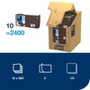 Kép 4/4 - Tork Advanced barna koktélszalvéta 12x200 db/karton kiszerelésű dobozos csomagolásban