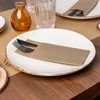 Kép 1/3 - Mapelor evőeszköztartós szalvéta textilhatású 40x32 cm 1/8 hajtású 40 db/csomag Liszabon - Eco