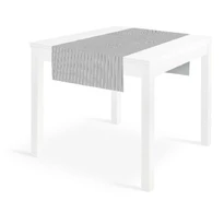 Textilhatású asztali futó lapra hajtva 48 cm x 120 cm 25 lap/csomag - Gess szürke