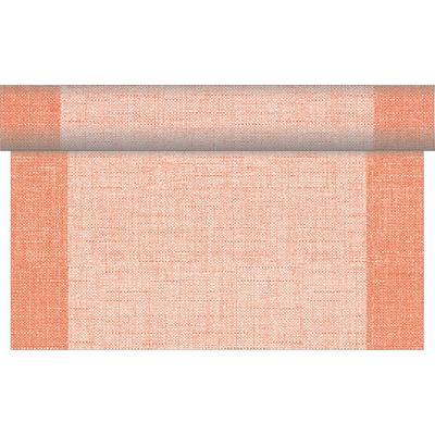 Asztali futó 40 cm x 24 m textilhatású Mailand - terrakotta
