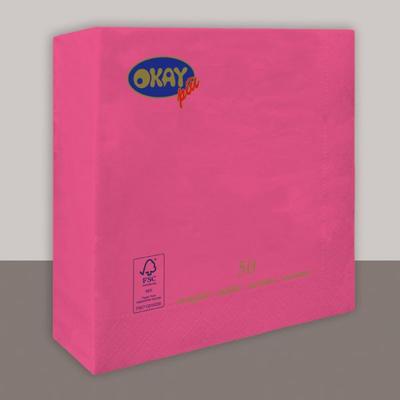 Papírszalvéta 33x33 cm 2 réteg hortenzia, 50 db/csomag