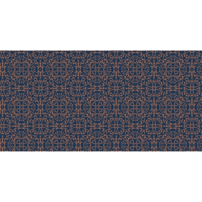 Asztali futó 40 cm x 24 m textilhatású Claudio - sötétkék/barna