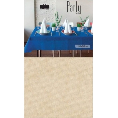 Party asztalterítő 140 x 240 cm homok