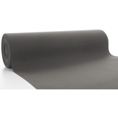 Asztali futó 40 cm x 24 m textilhatású - beige grey