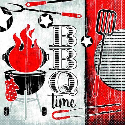 Papírszalvéta 33x33 cm BBQ time-89187
