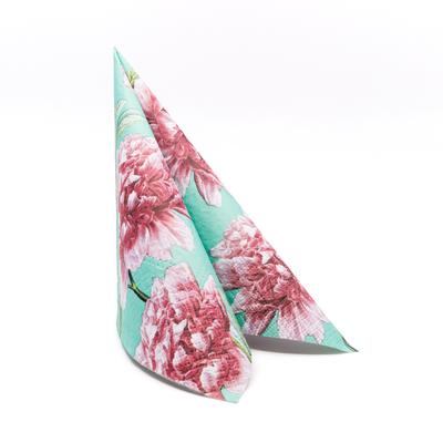 BEAUTIFUL PEONIES papírszalvéta 33x33 cm 