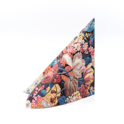 FLOWER SPLENDOR papírszalvéta 33x33 cm 3 rétegű virág mintás - SDL055600