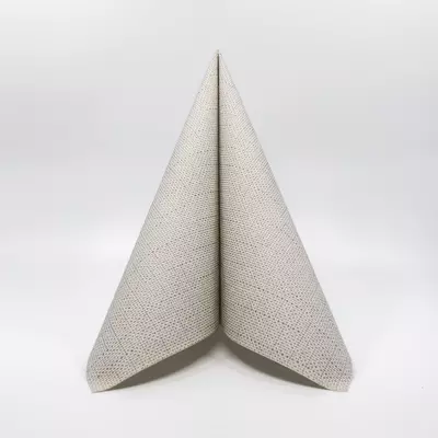 Textilhatású szalvéta 40x40 cm Mailand szürke