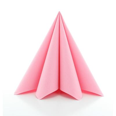 Textilhatású szalvéta 40x40 cm - rózsa/pink